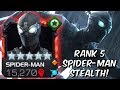 5 Star Rank 5 Spider-Man Stealth Suit Rank Up & Gameplay! - Marvel Contest of Champions