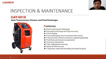Launch CAT-501S Auto Transmission Cleaner and Fluid Exchange
