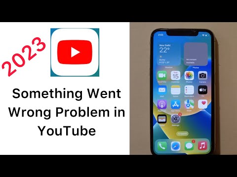 Something went Wrong Please Try Again YouTube IPhone | YouTube Not Working on iPhone in iOS 16.