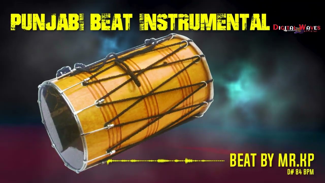 Punjabi Vyah Da Dhol   Digital Waves Mr KP  Copyright free Punjabi beat  Bhangra Beat