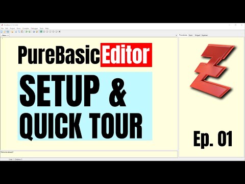 PureBasic Editor - Setup & Quick Tour - PureBasic 101