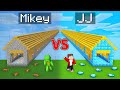 Mikey poor vs jj rich longest house in minecraft maizen