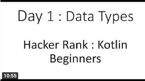 شرح Day 1: Data Types: HackerRank : Kotlin