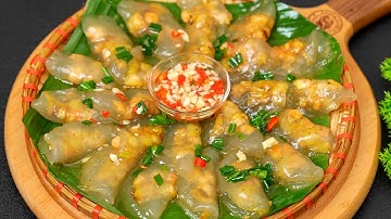 BÁNH BỘT LỌC Không cần nhồi Bột, Không cần Luộc, Không gói Lá Chuối | Bếp Nhà Giang