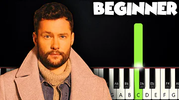 You Are The Reason - Calum Scott | BEGINNER PIANO TUTORIAL + SHEET MUSIC by Betacustic