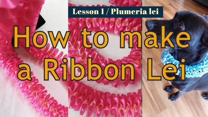 how to make graduation lei 1 1 2 inch ribbon｜TikTok Search