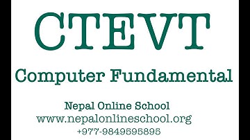 01, CTEVT Computer Fundamental, unit 1 introduction, HIstory of computer,Punch card Pratical