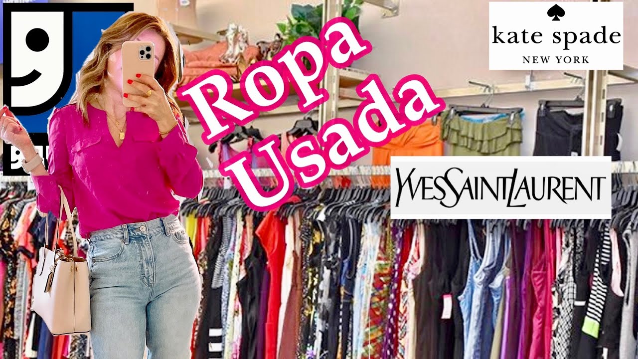 Elasticidad Estereotipo microondas ROPA USADA GOODWILL. ESTOY DE VUELTA!! ROPA DE MARCA. VAMOS A TIENDA DE SEGUNDA  MANO - YouTube