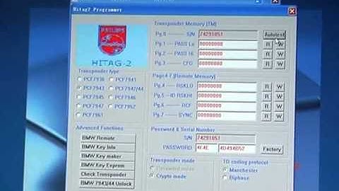 Hitag2 Programmer Operation Video