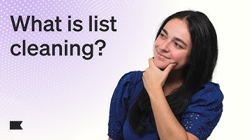 What is list cleaning?