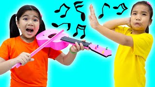 Suri and Anna Pretend Play w/ Guitar & Violin Music Toys & Sing Kids Songs Nursery Rhymes by Kids Play 405,458 views 4 months ago 4 minutes, 43 seconds