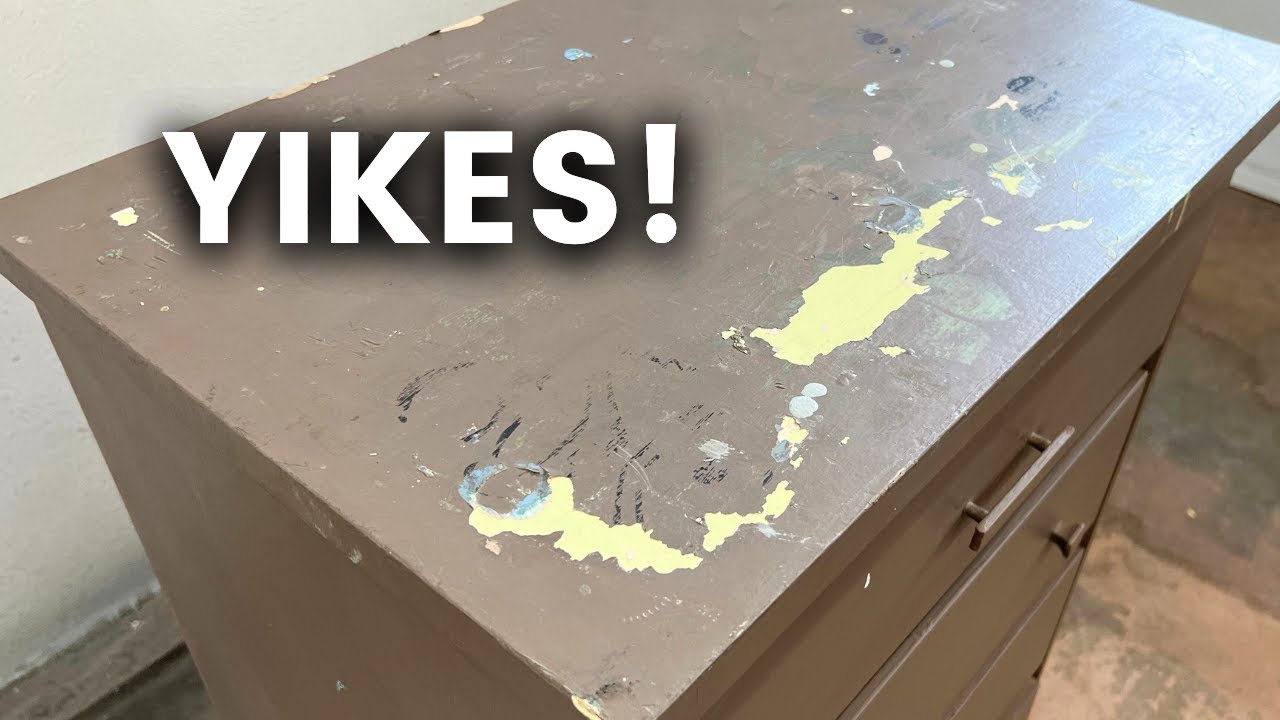 Refurbishing a Neglected Chest of Drawers How to fix falling drawers