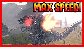 How Fast Is MAX MECHAGODZILLA 2021? - Roblox Kaiju Universe