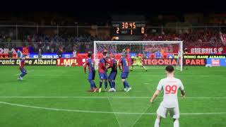 EA SPORTS SHQIP | Arinaldo Rrapaj Free Kick Goal |