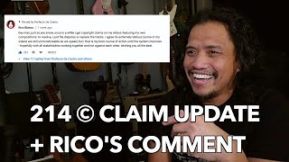 214 Copyright Claim UPDATE + Rico&#39;s Comment