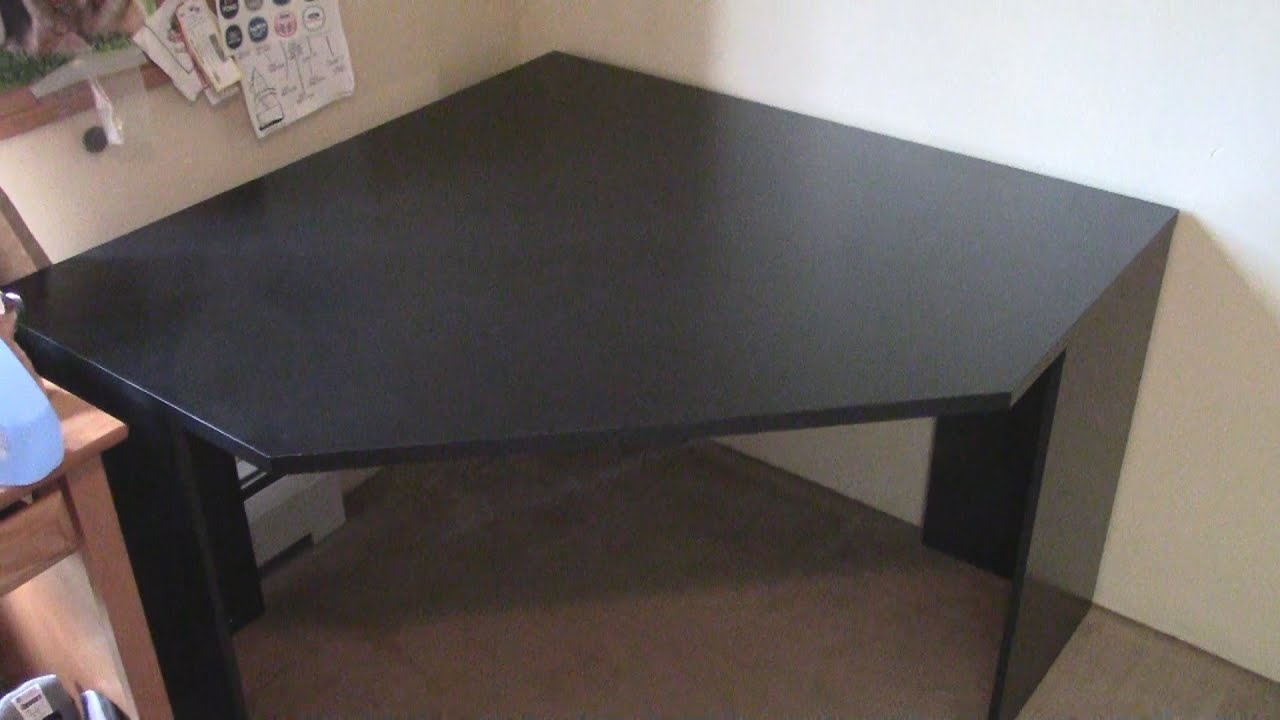 Bush Furniture Corner Desk Unboxing And Setup Youtube