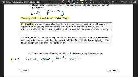 1.2 Observational Studies versus Designed Experiments