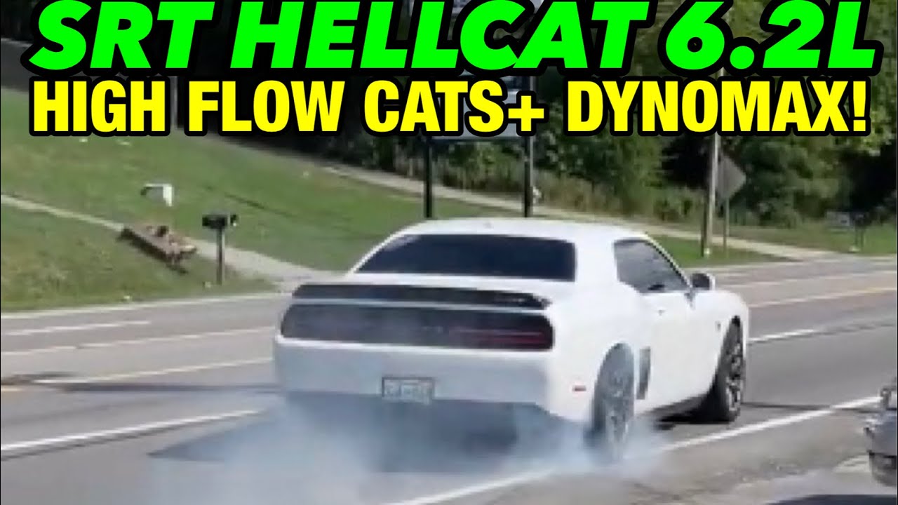 2016 Dodge Challenger SRT HELLCAT 6.2L HEMI V8 Dual Exhaust w/ HIGH