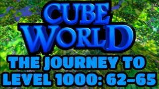 Cube World - The Journey To Level 1000 : Episode 30 - LVL 62-65 - Found A Penguin!