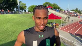Upland&#39;s Davis Davis-Lyric at the 2023 CIF-State Track and Field Championships