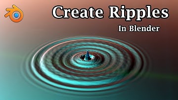 Water Ripples in Blender | Super Easy & Fast | 2 min blender tutorial