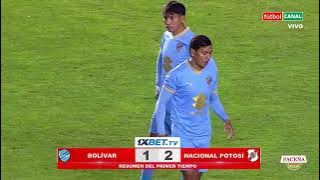 First Half Summary: Bolívar 1 - 2 Nacional Potosí, Paceña Cup Final