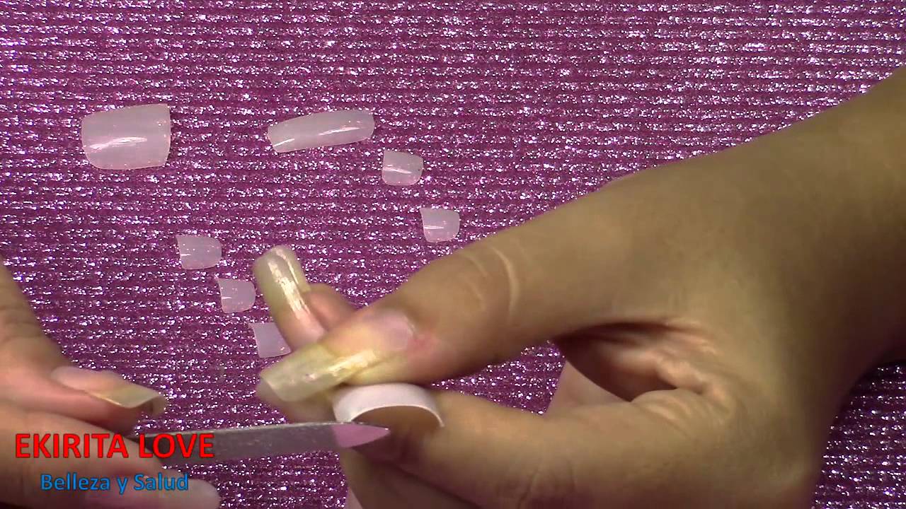 Cómo cortar los tips o uñas postizas para pedicure, Ekirita Love - YouTube