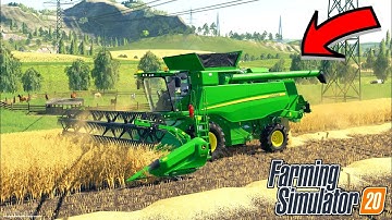 New Harvester Added in Farming Simulator 20, FS 20 Gameplay Timelapse  #new #harvester #harvest
