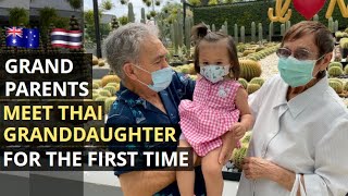 Australian grandparents meet their Thai granddaughter for the first time in Thailand