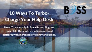 10 ways to Turbo Charge Your Help Desk