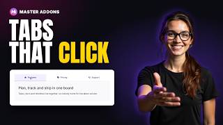 How to Create Tabs in Elementor with Master Addons (Step by Step)