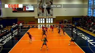 Highlights: Louisville Volleyball v. Syracuse