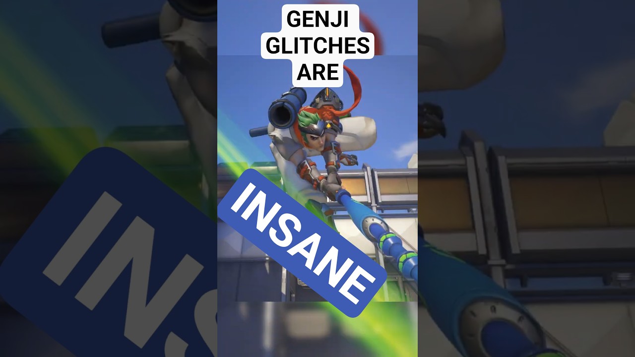 Genji's GLITCHES Were INSANE!  #overwatch #overwatch2  #gaming #genji