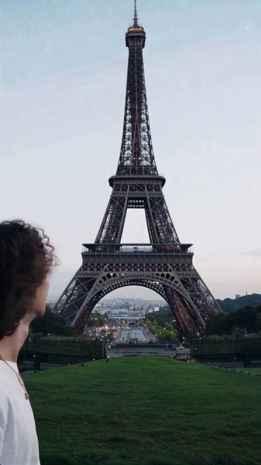 They lit up the Eiffel Tower for ME!?