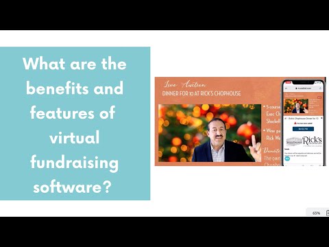 What are the benefits and features of virtual fundraising software?