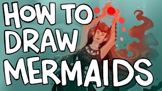 How To Draw Mermaids (Wanda Maximoff Version)