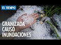 Granizada causó inundaciones en Engativá