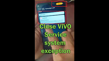 Закрыть/отключить системное исключение ViVO Service
