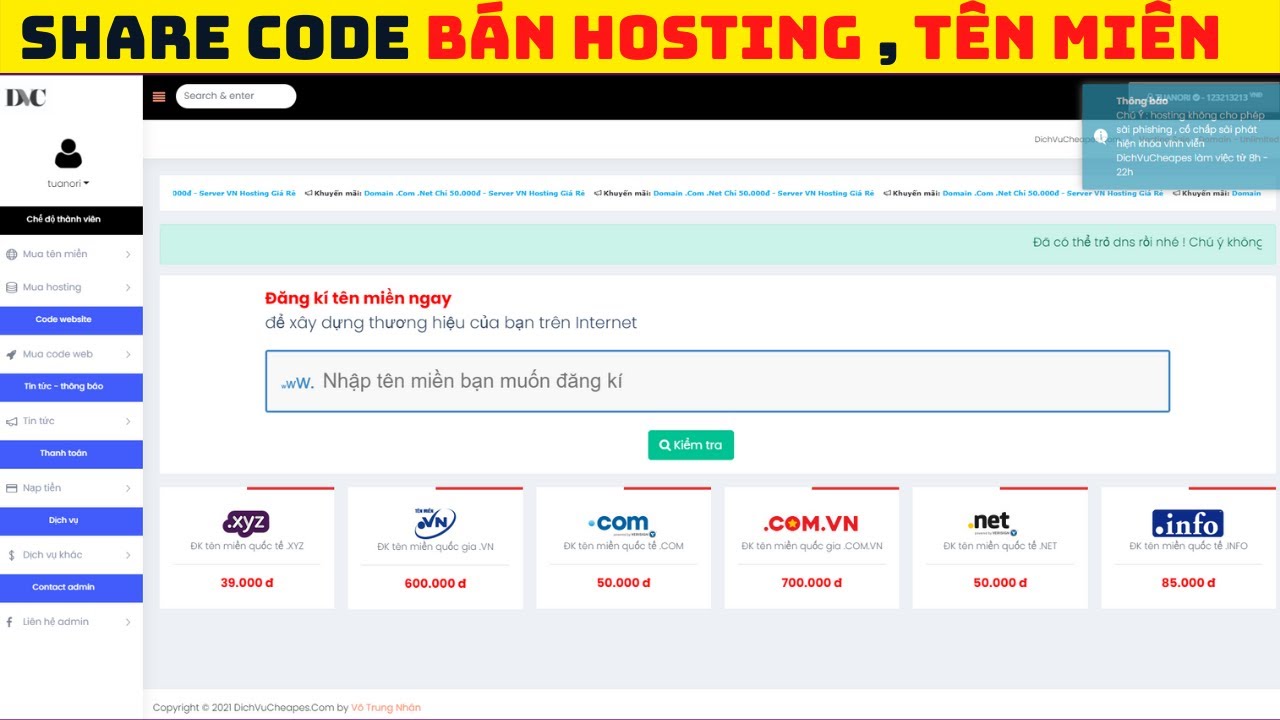 bangmod hosting  New  Share code bán hosting giống dịch vụ cheap , bán hosting , tên miền | Tuấn Ori Share