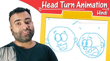 Head Turn Animation ll Cartoon Head Turn Animation Tutorial ll 2D Animation @animatewithvarun