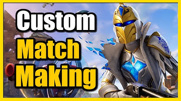 How to Create Custom Game Lobby in Fortnite (Custom Matchmaking Key)