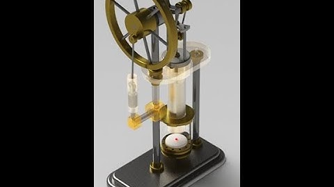 Stirling Hot Air Engine