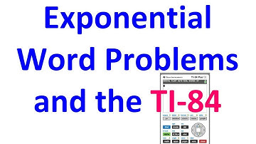 0G  Solving Exponential Word Problems Using the TI-84