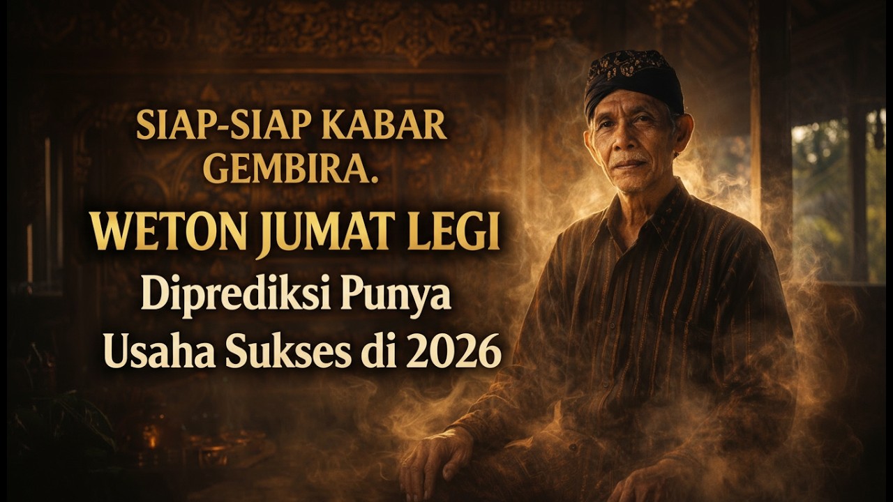 SIAP-SIAP KABAR GEMBIRA. Weton JUMAT LEGI Diprediksi Punya Usaha Sukses di 2026