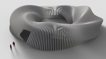 # 177 : Twisted Wave Pavilion / Rhino Grasshopper Advanced Tutorial