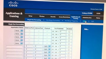 how to open nat on linksys router