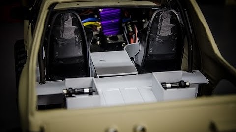 Custom Scale Crawler Isuzu Amigo Scratch Built Interior Part 2