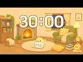 30 Minute Timer 📖 Cozy lofi for home Studying