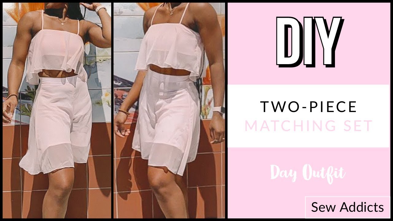 DIY TUTORIAL: Making A Two-Piece Set From A Designer Bag! 