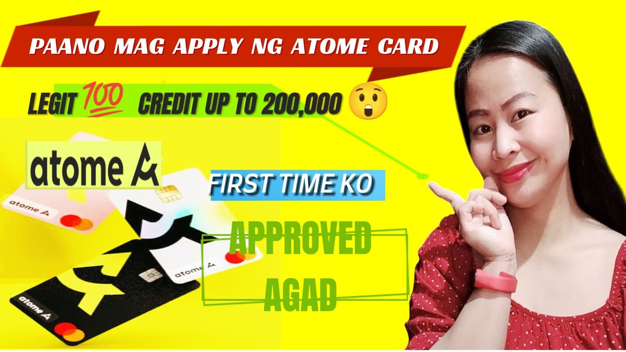 FIRST TIME APPLYING ATOME CREDIT CARD UP TO 200,000/ ANSWERING  QUESTIONS ABOUT ATOME 💳 TeffHany 💜